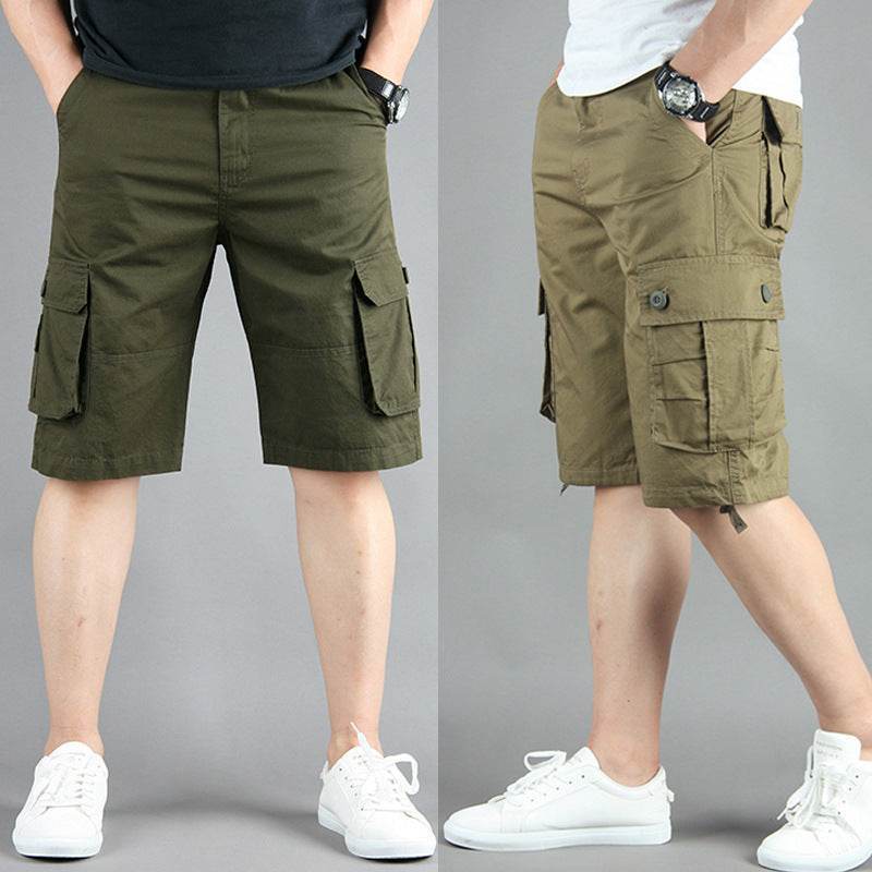 Men’s Summer Multi-Pocket Workwear Shorts – Durable & Comfortable Fit - MODISH X 