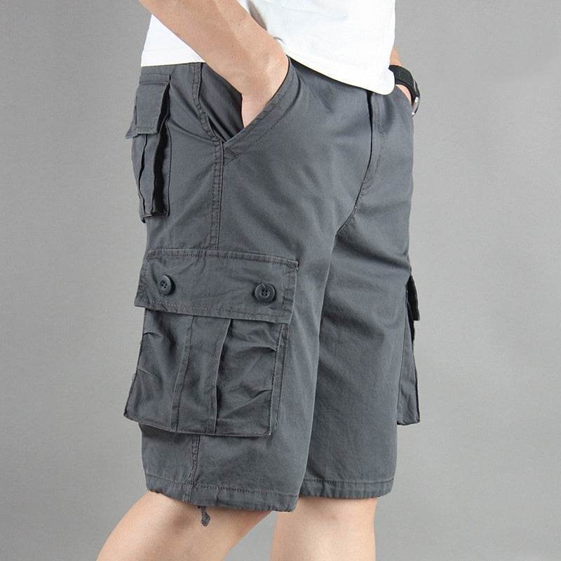 Men’s Summer Multi-Pocket Workwear Shorts – Durable & Comfortable Fit - MODISH X 