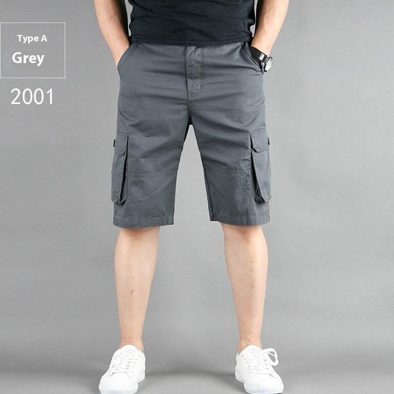 Men’s Summer Multi-Pocket Workwear Shorts – Durable & Comfortable Fit - MODISH X 