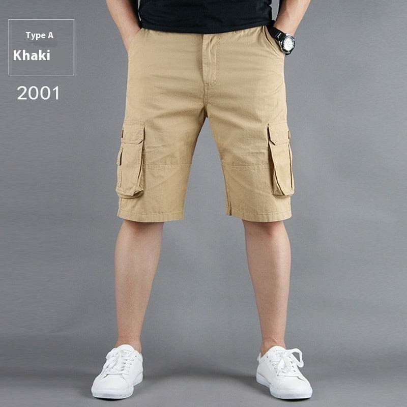 Men’s Summer Multi-Pocket Workwear Shorts – Durable & Comfortable Fit - MODISH X 