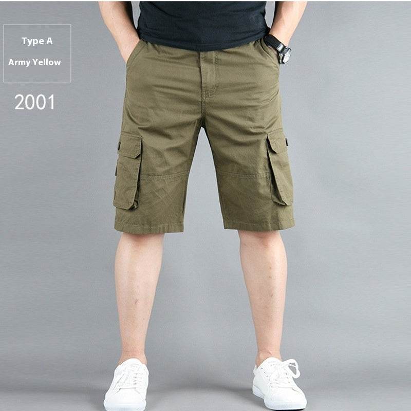 Men’s Summer Multi-Pocket Workwear Shorts – Durable & Comfortable Fit - MODISH X 