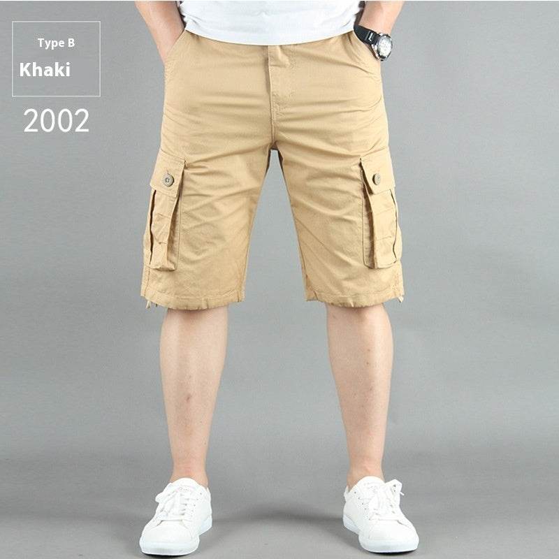 Men’s Summer Multi-Pocket Workwear Shorts – Durable & Comfortable Fit - MODISH X 