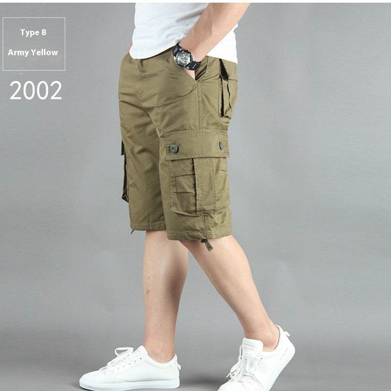 Men’s Summer Multi-Pocket Workwear Shorts – Durable & Comfortable Fit - MODISH X 