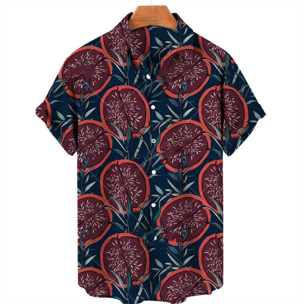 Men's Summer Fruit Print Hawaiian Shirts – Vibrant & Trendy Style - MODISH X 