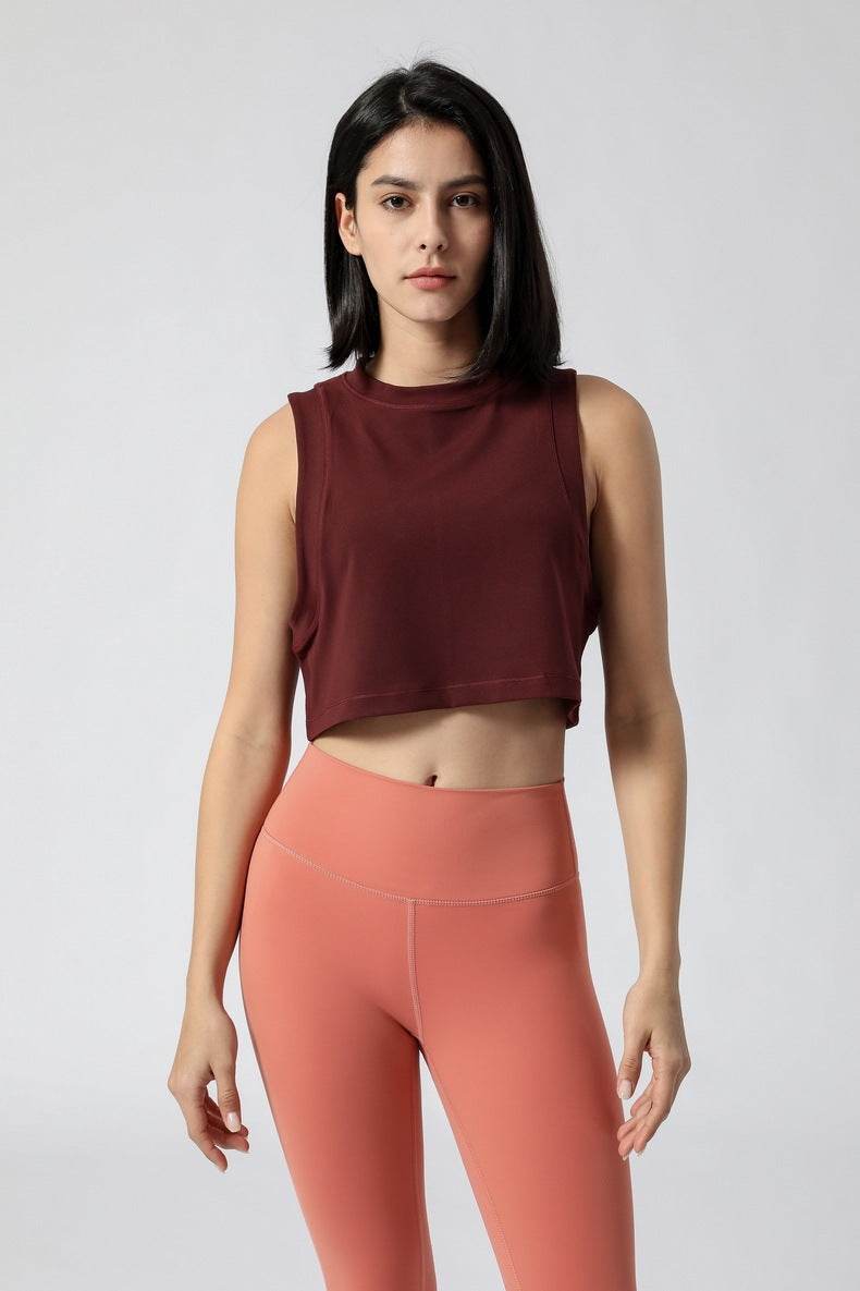 Women's Yoga Fitness Vest – Breathable Running Sports T-Shirt - MODISH X 