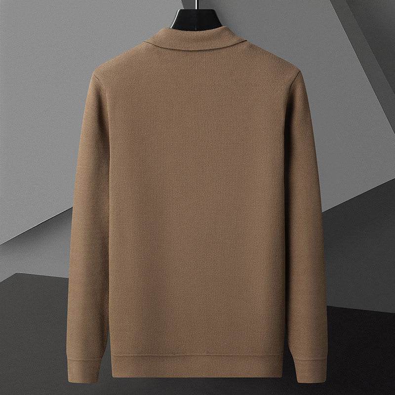 Men’s Cardigan Black Coat – Cozy Bat Sleeve Chenille Coat - MODISH X 