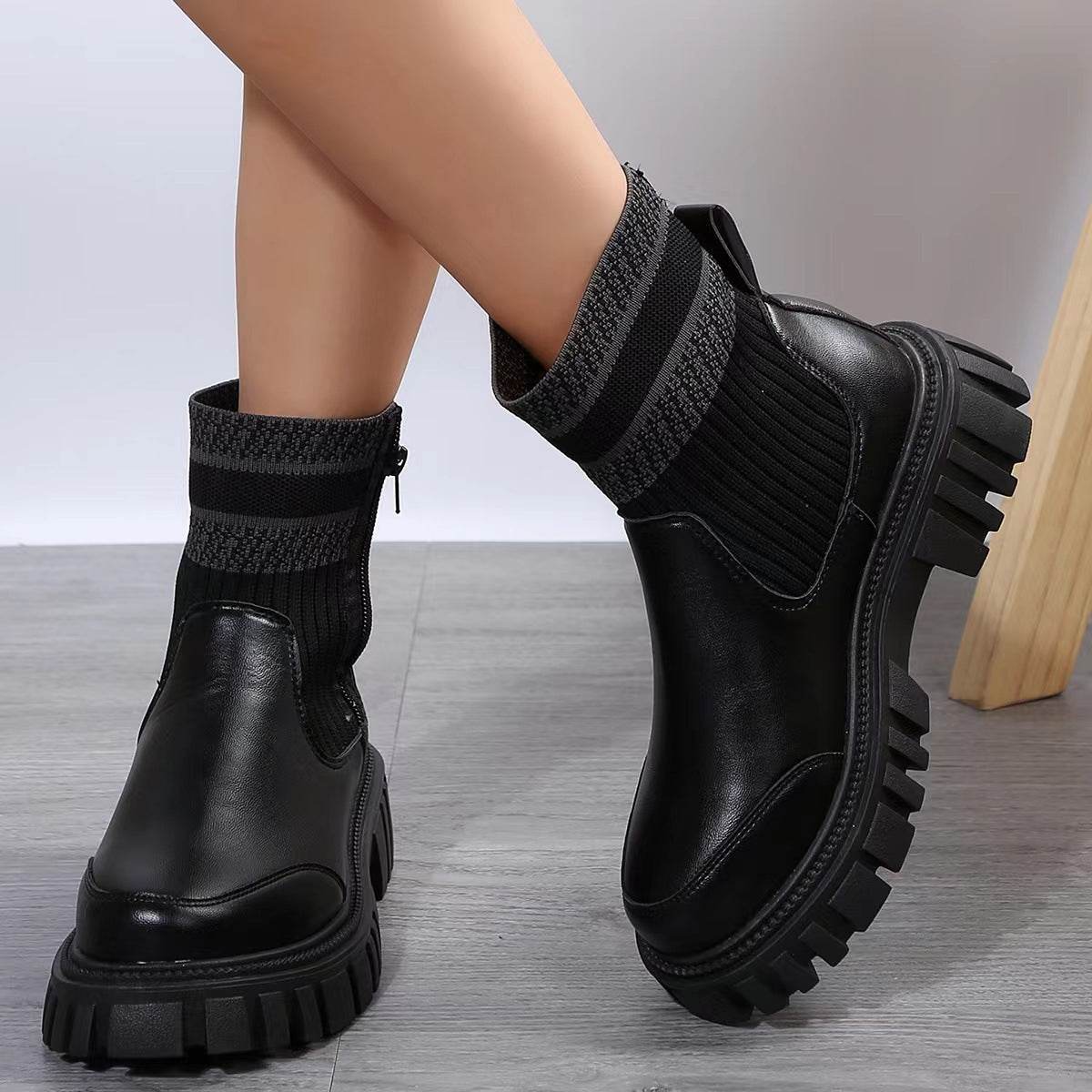 Women’s Fashion Mid-Tube Boots – Stylish & Comfortable Boots - MODISH X 