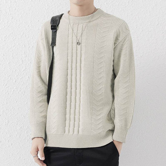 Men’s Sweater Round Neck – Comfortable Knitted Pullover for All Seasons - MODISH X 