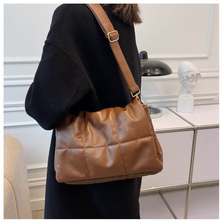 Large Crossbody Bag for Women – Stylish Retro PU Handbag - MODISH X 