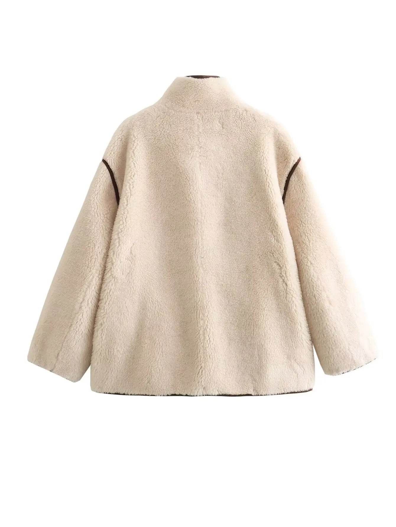 Women’s Faux Fur Bomber Jacket – Plush, Stylish & Cosy - MODISH X 