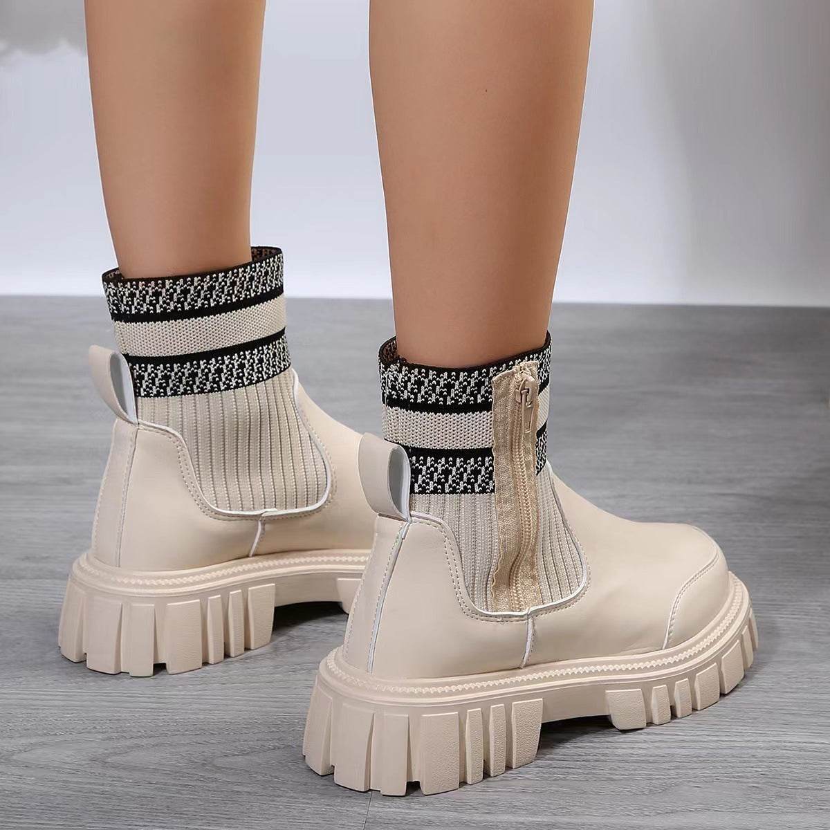 Women’s Fashion Mid-Tube Boots – Stylish & Comfortable Boots - MODISH X 