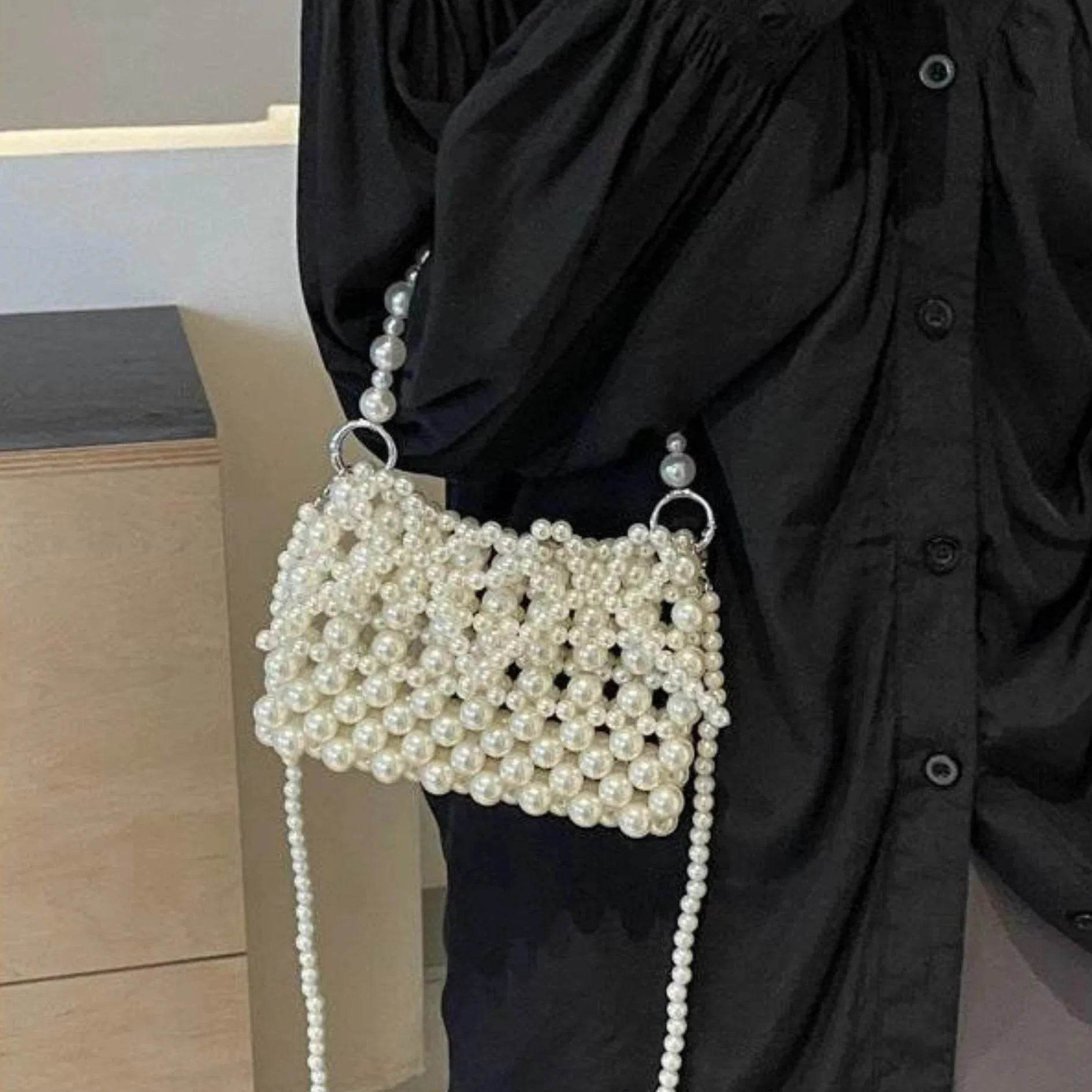 Women's Luxury Pearl Dinner Bags – Elegant Evening Accessory - MODISH X 