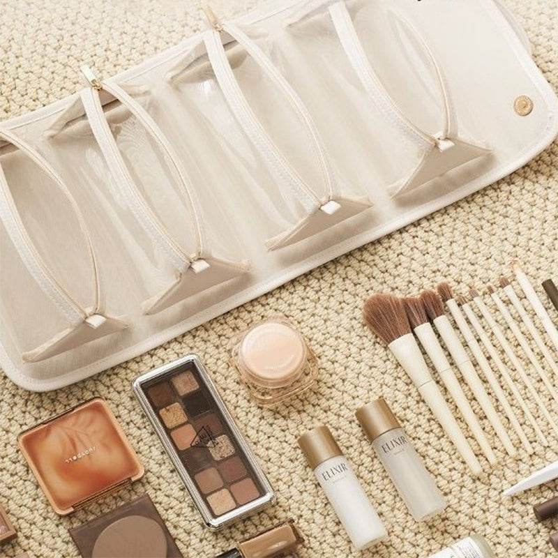 Women's Waterproof Folding Cosmetic Bag – Large Capacity Travel Handbag - MODISH X 