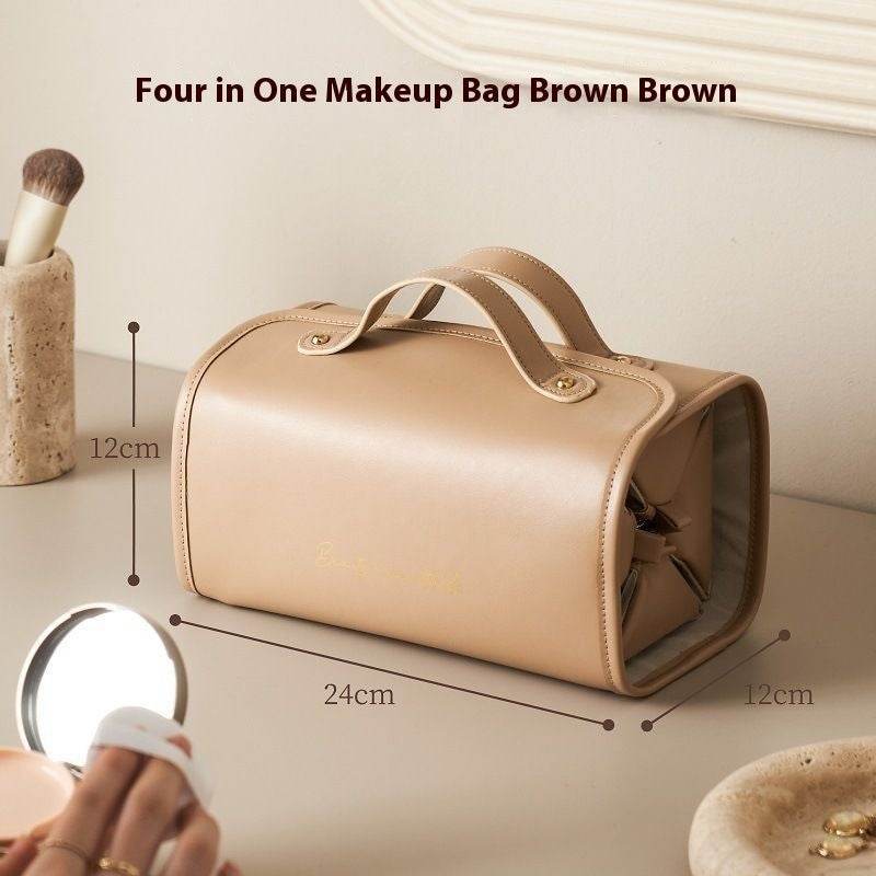 Women's Waterproof Folding Cosmetic Bag – Large Capacity Travel Handbag - MODISH X 
