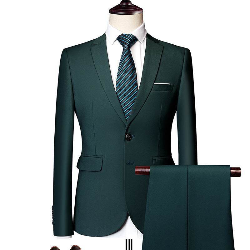 Black Suit for Men – Comfortable Casual Dress Two-Piece Suit - MODISH X 