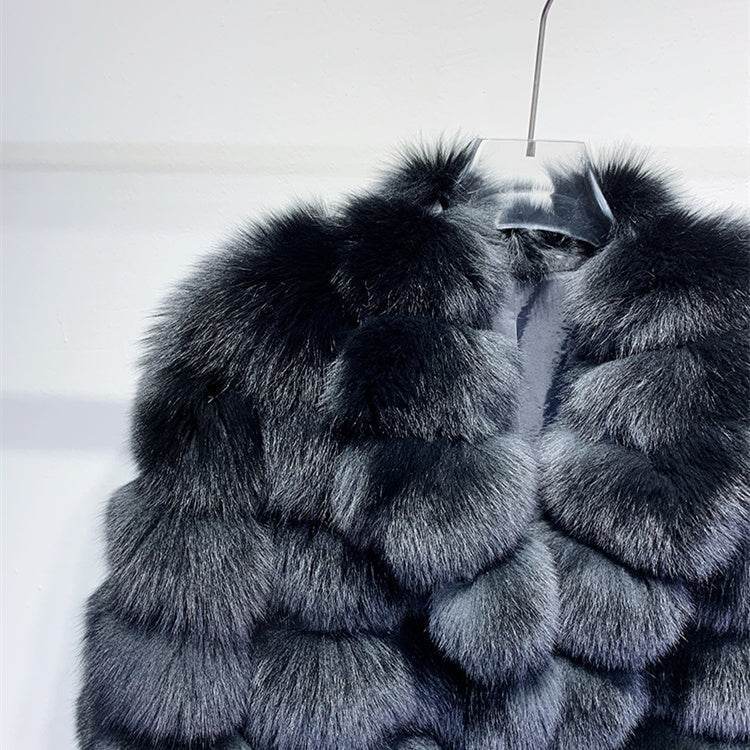 Men’s Long Fur Coat – Real Fox Fur Luxury Winter Coat - MODISH X 