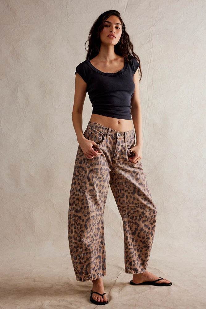 Women’s High-Rise Loose-Fit Denim Trousers – Comfy, Trendy & Effortless - MODISH X 