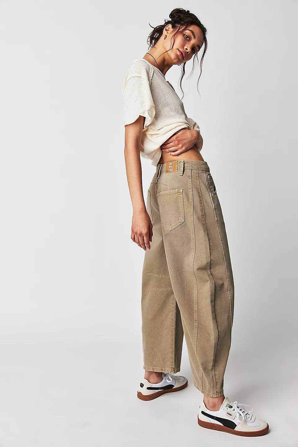 Women’s High-Rise Loose-Fit Denim Trousers – Comfy, Trendy & Effortless - MODISH X 