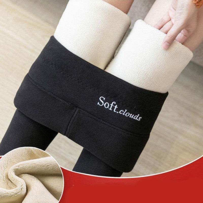 Women's Velvet Leggings – High-Waist Tummy Control Winter Leggings - MODISH X 
