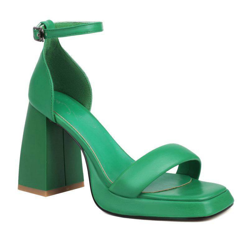 Chunky High Heel for Women – Modish Ankle Strap Heel - MODISH X 