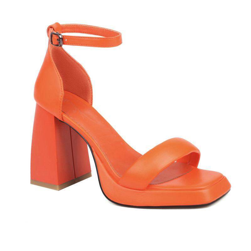 Chunky High Heel for Women – Modish Ankle Strap Heel - MODISH X 