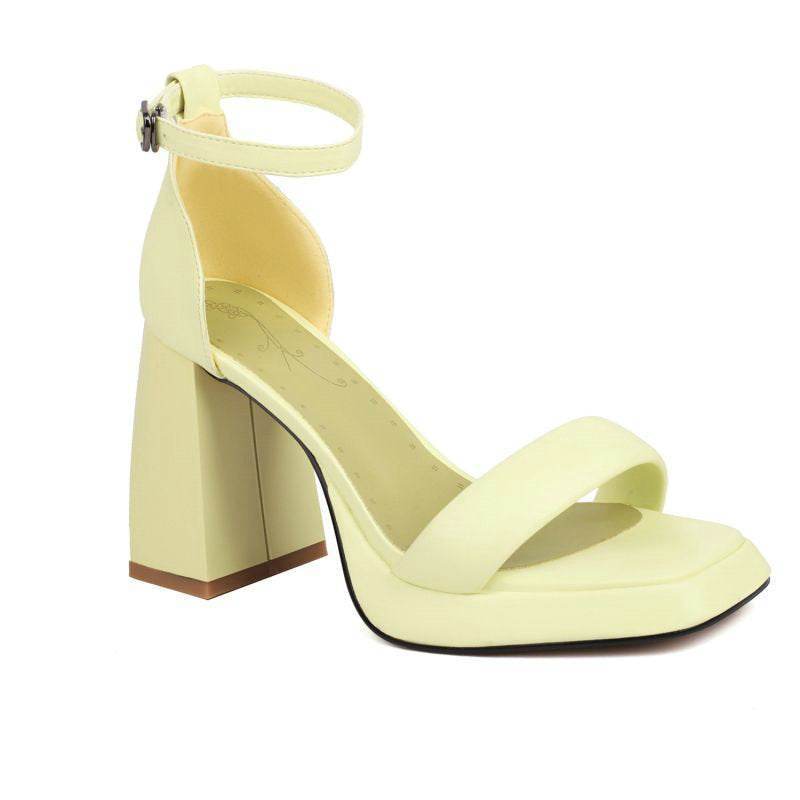 Chunky High Heel for Women – Modish Ankle Strap Heel - MODISH X 