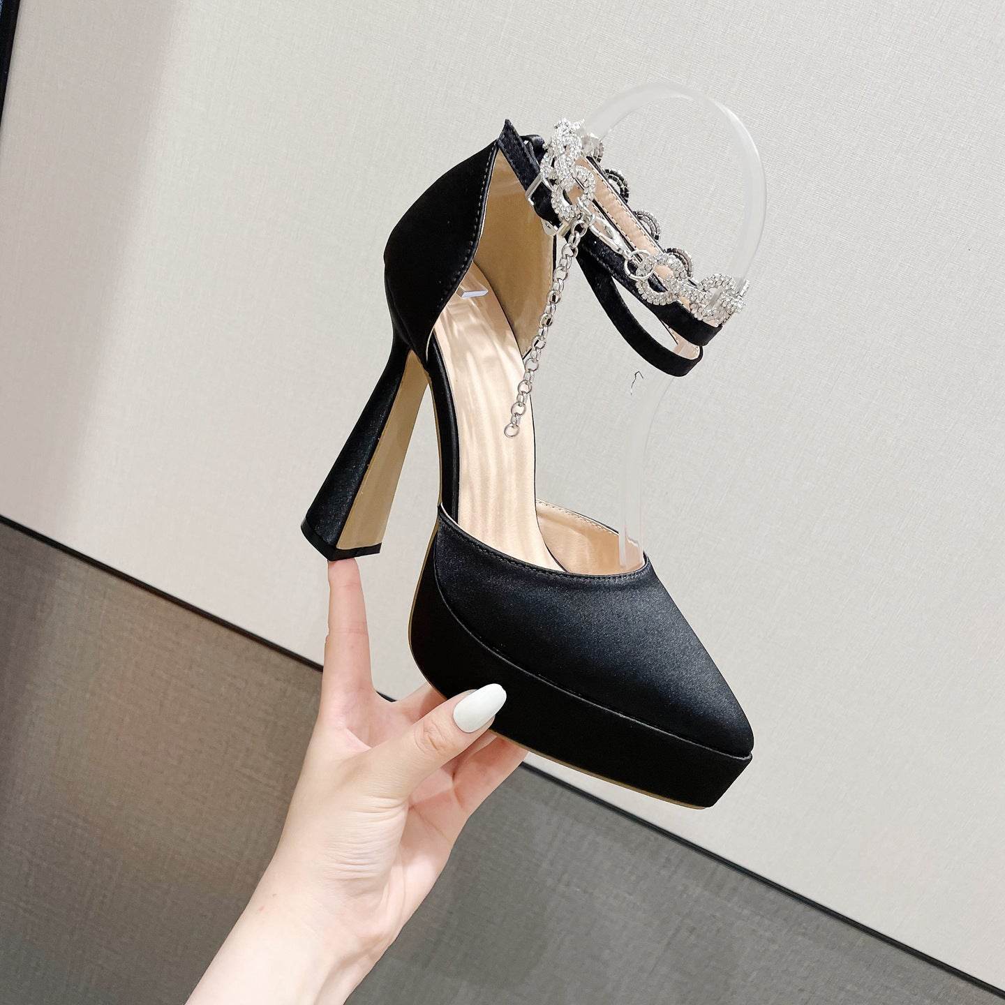 Women’s Super High Heel Chunky Shoes – Bold, Waterproof & Head-Turning - MODISH X 