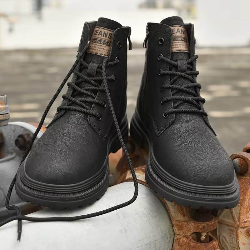 Men’s Genuine Leather Shoes – Breathable & Orthopedic-Friendly - MODISH X 