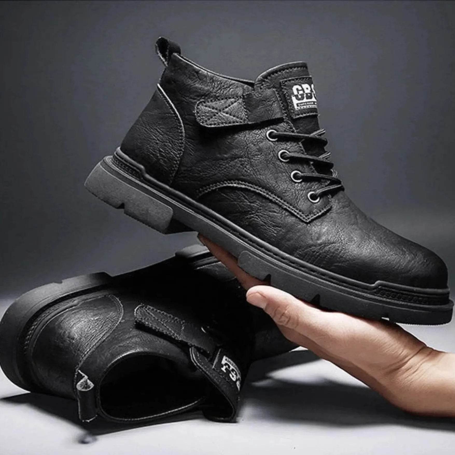 Best Men's Vintage Fashion Motorcycle Boots – Durable & Stylish - MODISH X 