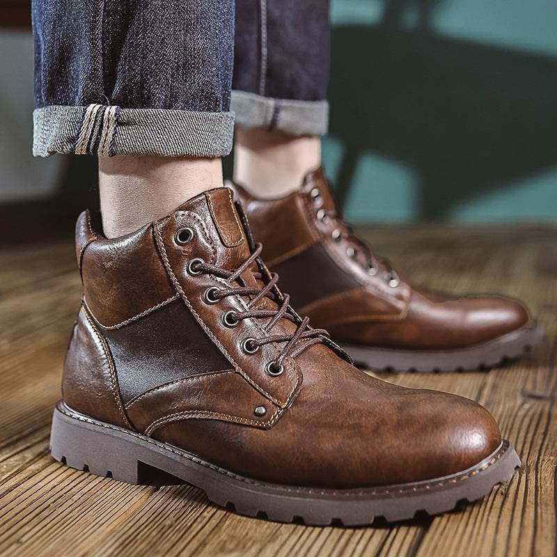 Men's British Style Ankle Boots – Affordable, Stylish & Comfortable - MODISH X 