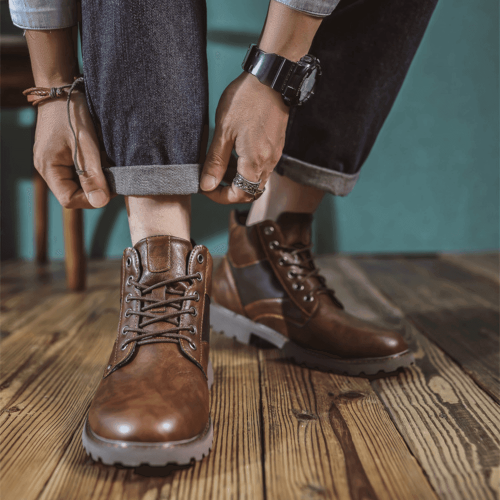 Men's British Style Ankle Boots – Affordable, Stylish & Comfortable - MODISH X 