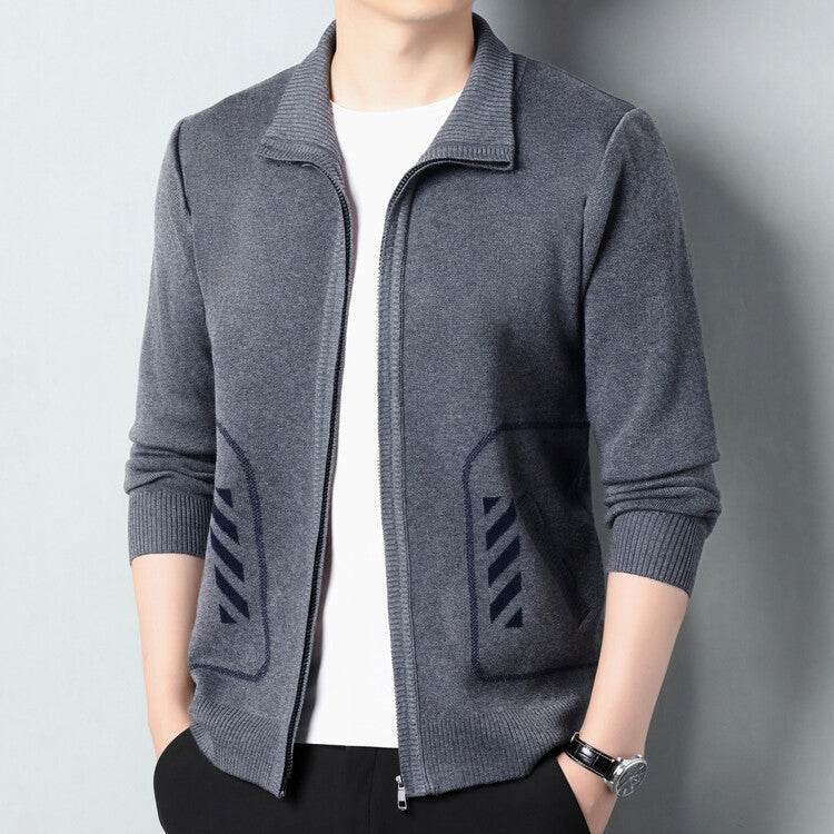 Men’s Knitted Cardigan Coat – Stylish & Comfortable Winter Wardrobe - MODISH X 