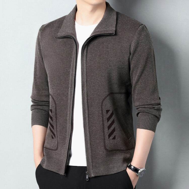 Men’s Knitted Cardigan Coat – Stylish & Comfortable Winter Wardrobe - MODISH X 
