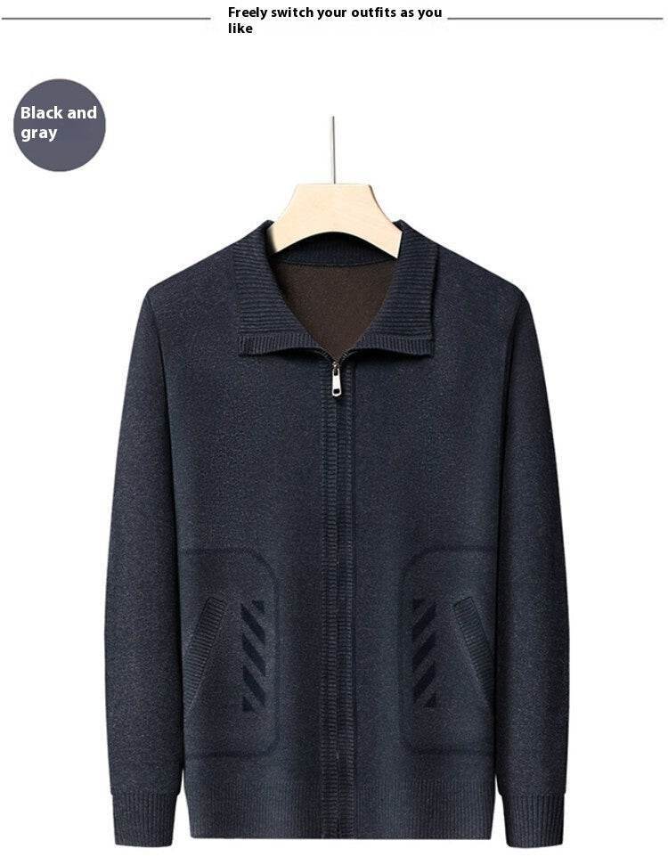 Men’s Knitted Cardigan Coat – Stylish & Comfortable Winter Wardrobe - MODISH X 
