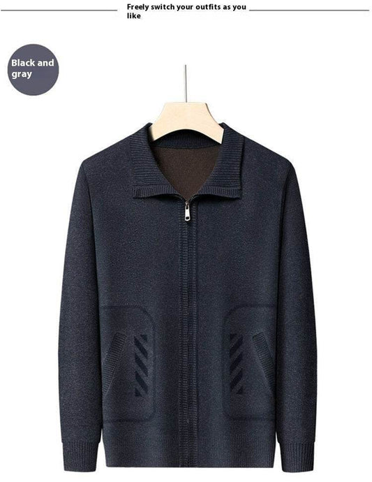 Men’s Knitted Cardigan Coat – Stylish & Comfortable Winter Wardrobe - MODISH X 