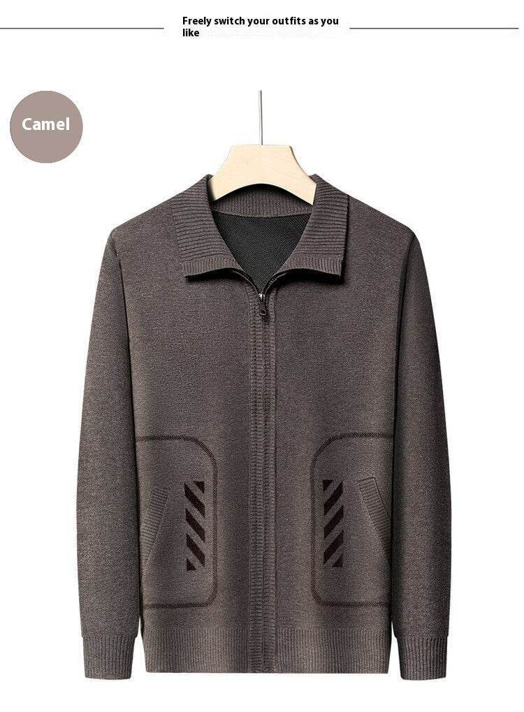 Men’s Knitted Cardigan Coat – Stylish & Comfortable Winter Wardrobe - MODISH X 