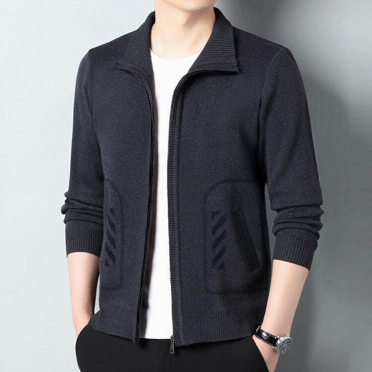 Men’s Knitted Cardigan Coat – Stylish & Comfortable Winter Wardrobe - MODISH X 