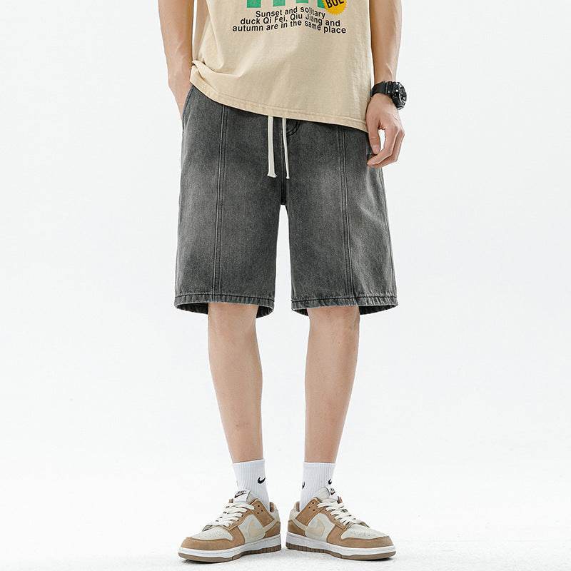 Men’s Stylish Linen Loose Cropped Shorts – Perfect for Summer Style - MODISH X 