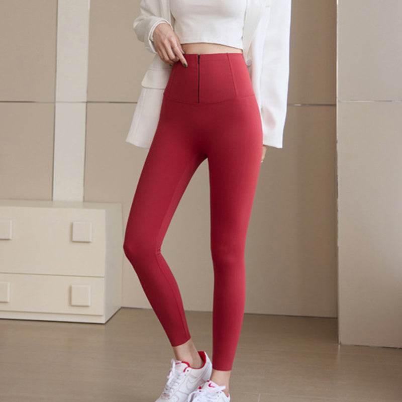 Women’s High Waist Butt Lifting Velvet Leggings – Sculpt, Soft & Stylish - MODISH X 