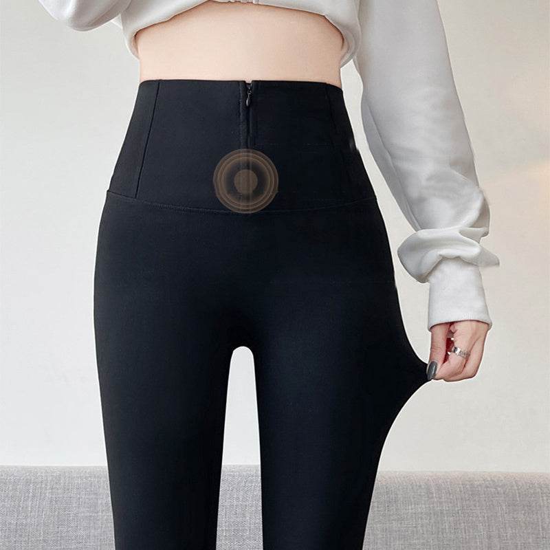 Women’s High Waist Butt Lifting Velvet Leggings – Sculpt, Soft & Stylish - MODISH X 