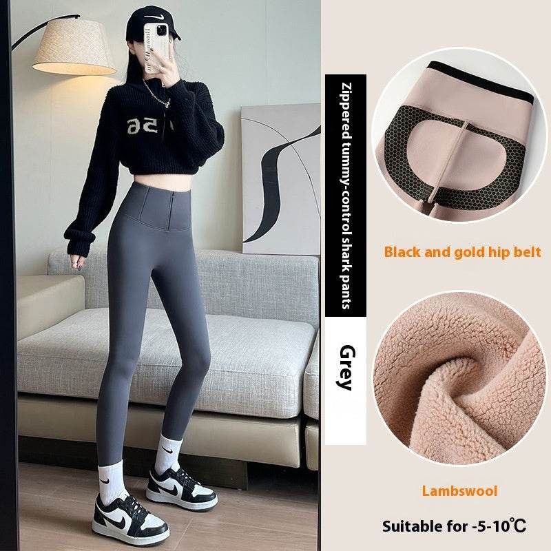Women’s High Waist Butt Lifting Velvet Leggings – Sculpt, Soft & Stylish - MODISH X 