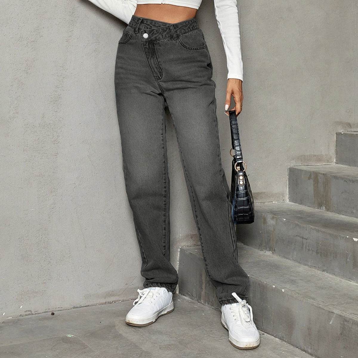 High-Waist Women’s Walking Trousers – Comfort Meets Chic Style - MODISH X 
