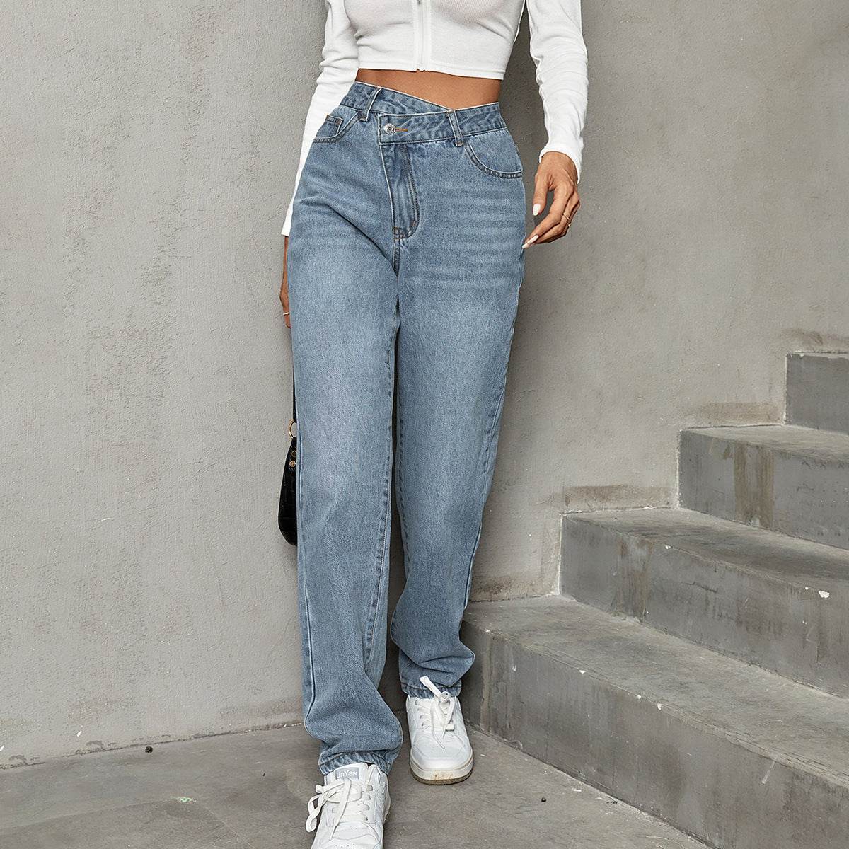 High-Waist Women’s Walking Trousers – Comfort Meets Chic Style - MODISH X 