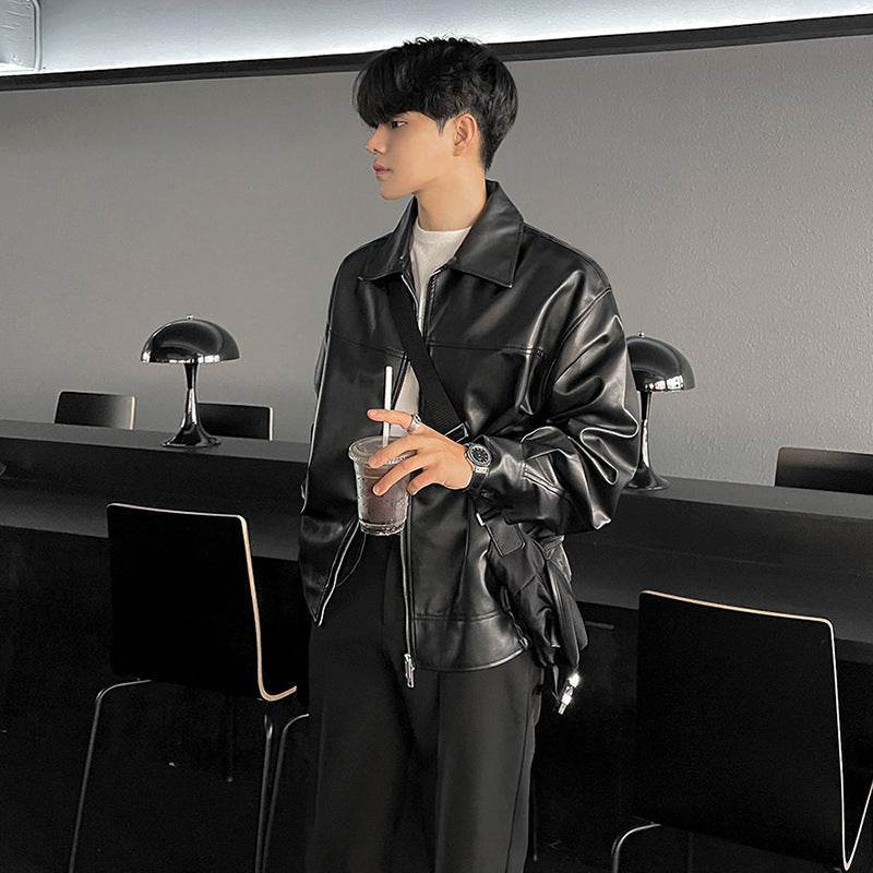 Men’s Leather Motorcycle Jacket – Stylish Coat for Stylish Riders - MODISH X 