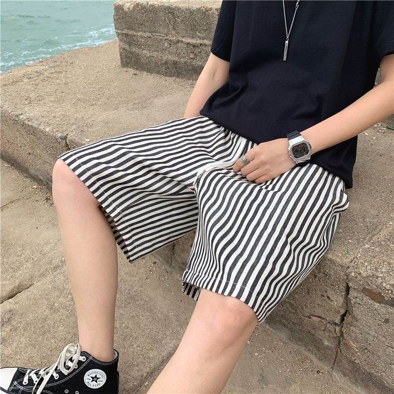 Men’s Thin Striped Casual Outdoor Shorts – Stylish, Lightweight Fit - MODISH X 