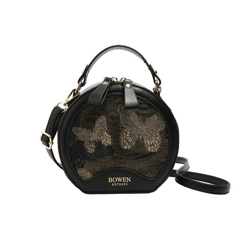Small Round Messenger Bag for Women – Lightweight PU Design - MODISH X 