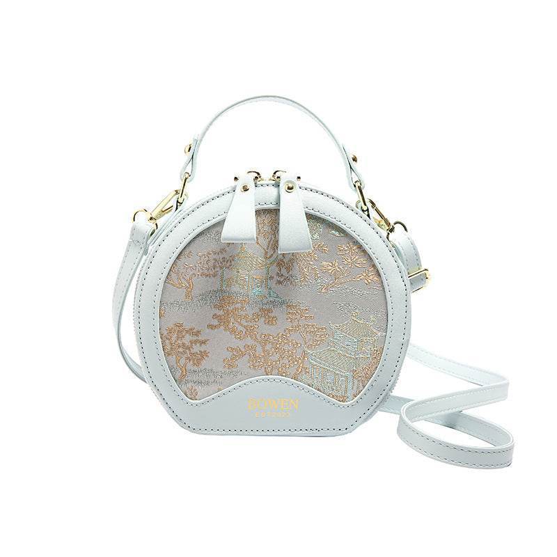 Small Round Messenger Bag for Women – Lightweight PU Design - MODISH X 