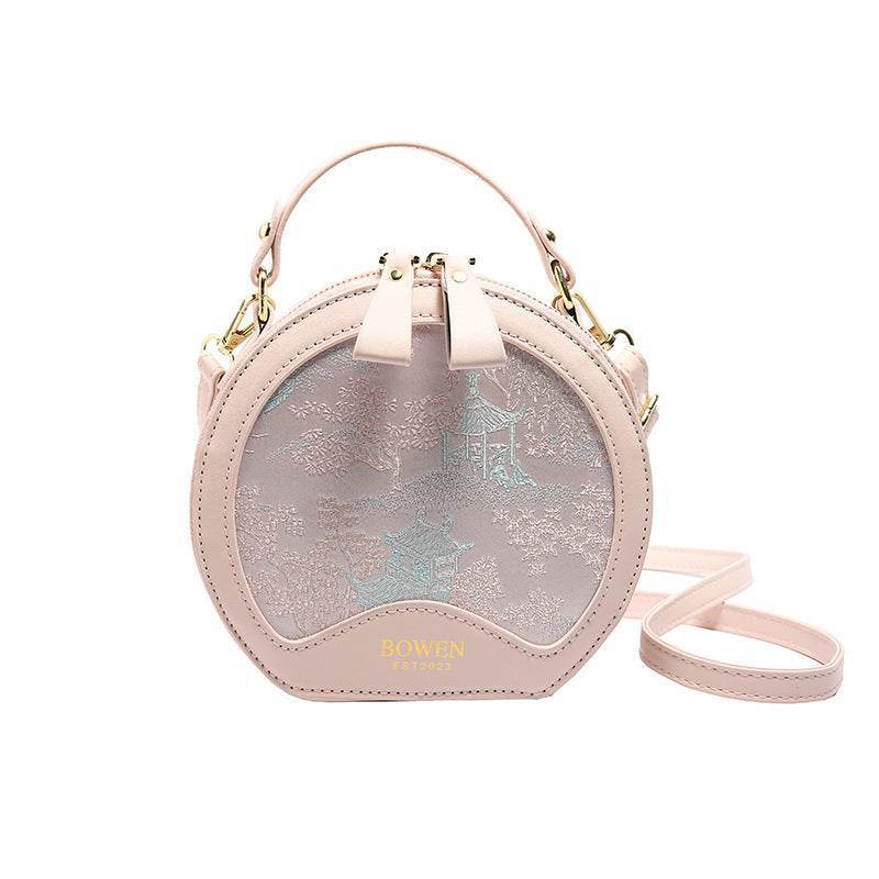 Small Round Messenger Bag for Women – Lightweight PU Design - MODISH X 