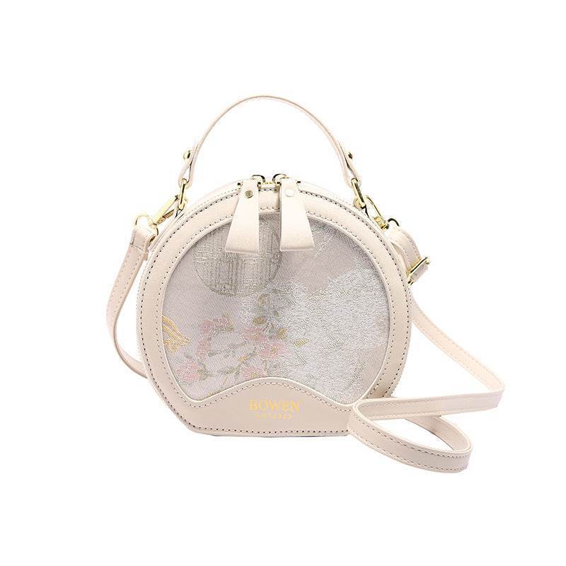 Small Round Messenger Bag for Women – Lightweight PU Design - MODISH X 