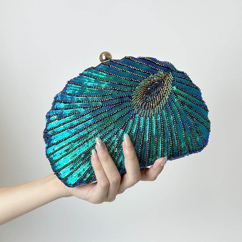 Trendy Pearl Clutch Bag for Weddings – Beaded Crossbody Handbag Design - MODISH X 